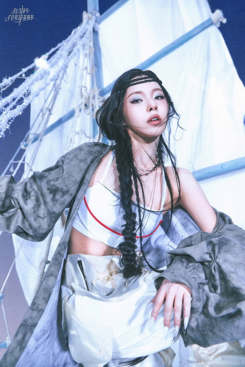 Nmixx Kyujin Poster Fe3o4 Forward Ep Concept Photo Print K-Pop Home Decor For Living Room Aesthetic Kpop Female Girl Group