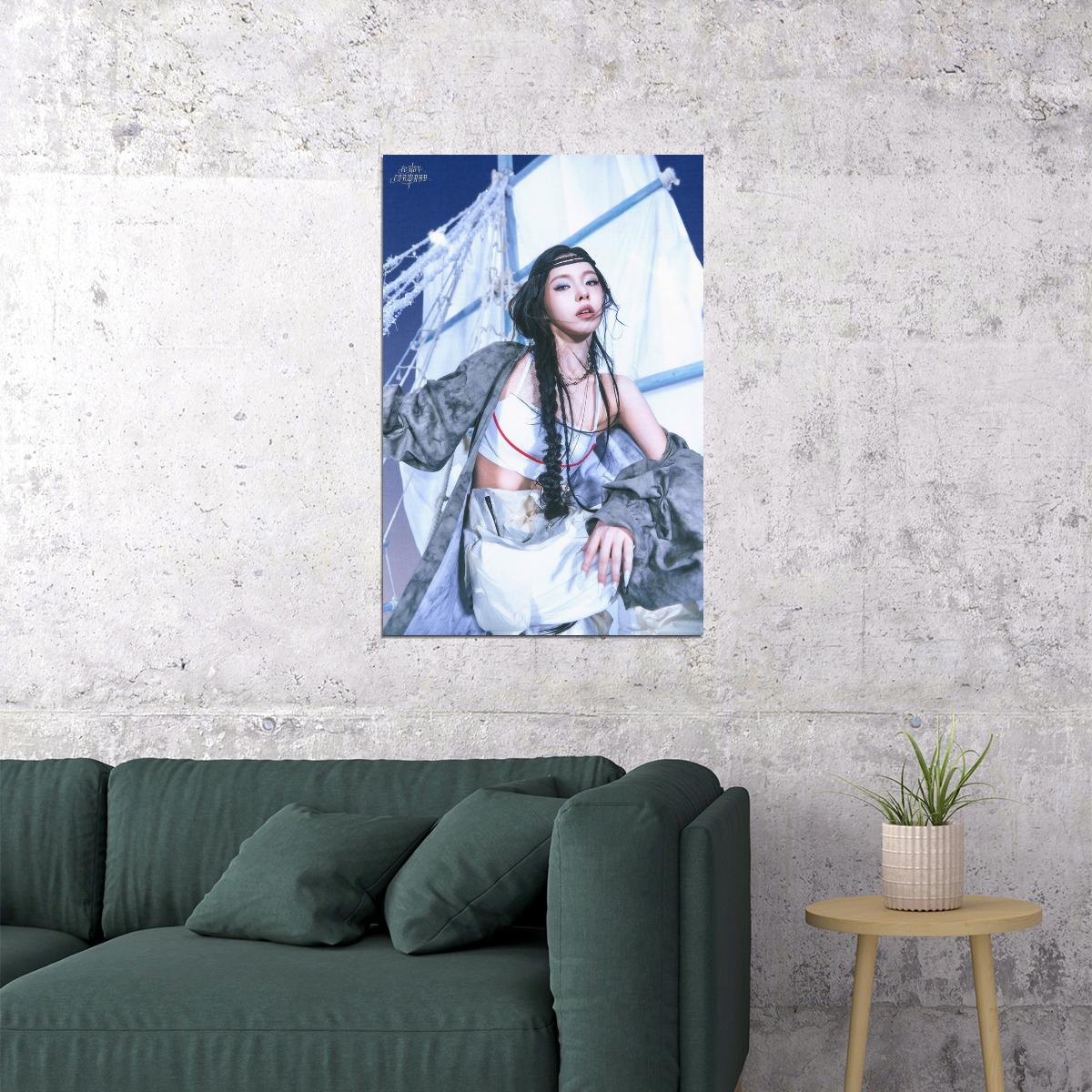 Nmixx Kyujin Poster Fe3o4 Forward Ep Concept Photo Print K-Pop Home Decor For Living Room Aesthetic Kpop Female Girl Group