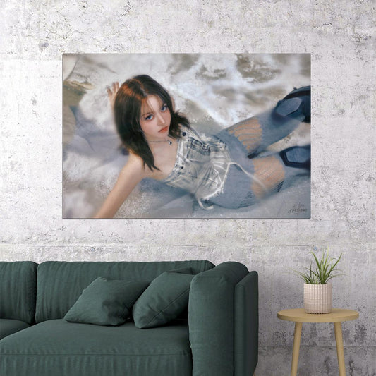 Nmixx Lily Poster Fe3o4 Forward Ep Concept Photo Print K-Pop Home Decor For Living Room Aesthetic Kpop Female Girl Group - xonomax