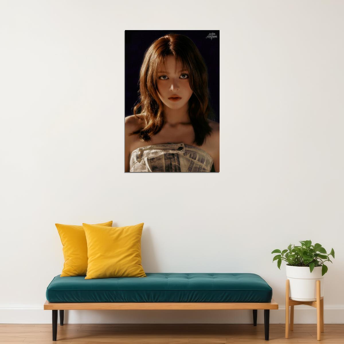 Nmixx Lily Poster Fe3o4 Forward Ep Concept Photo Print K-Pop Home Decor For Living Room Aesthetic Kpop Female Girl Group