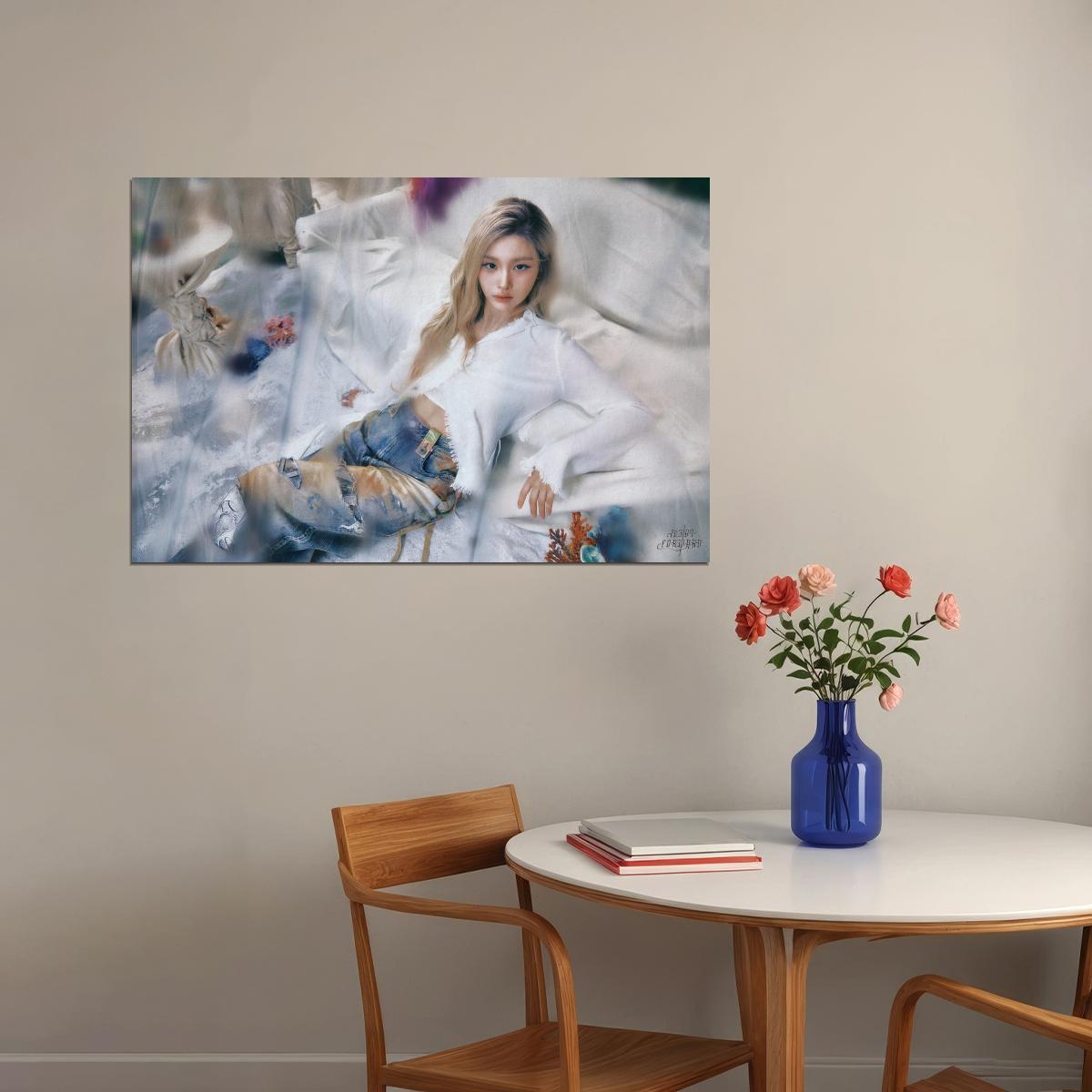 Nmixx Sullyoon Poster Fe3o4 Forward Ep Concept Photo Print K-Pop Home Decor For Living Room Aesthetic Kpop Female Girl Group