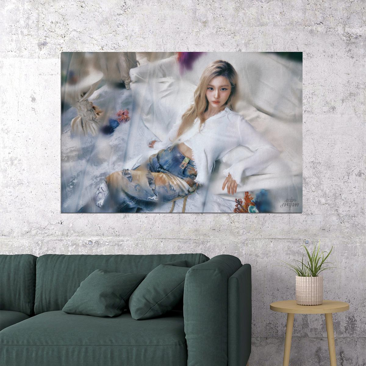 Nmixx Sullyoon Poster Fe3o4 Forward Ep Concept Photo Print K-Pop Home Decor For Living Room Aesthetic Kpop Female Girl Group