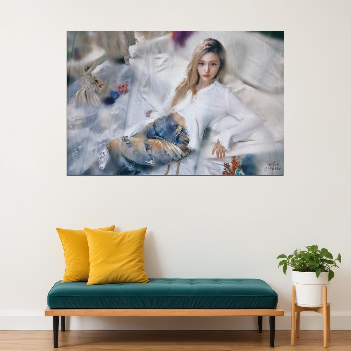 Nmixx Sullyoon Poster Fe3o4 Forward Ep Concept Photo Print K-Pop Home Decor For Living Room Aesthetic Kpop Female Girl Group