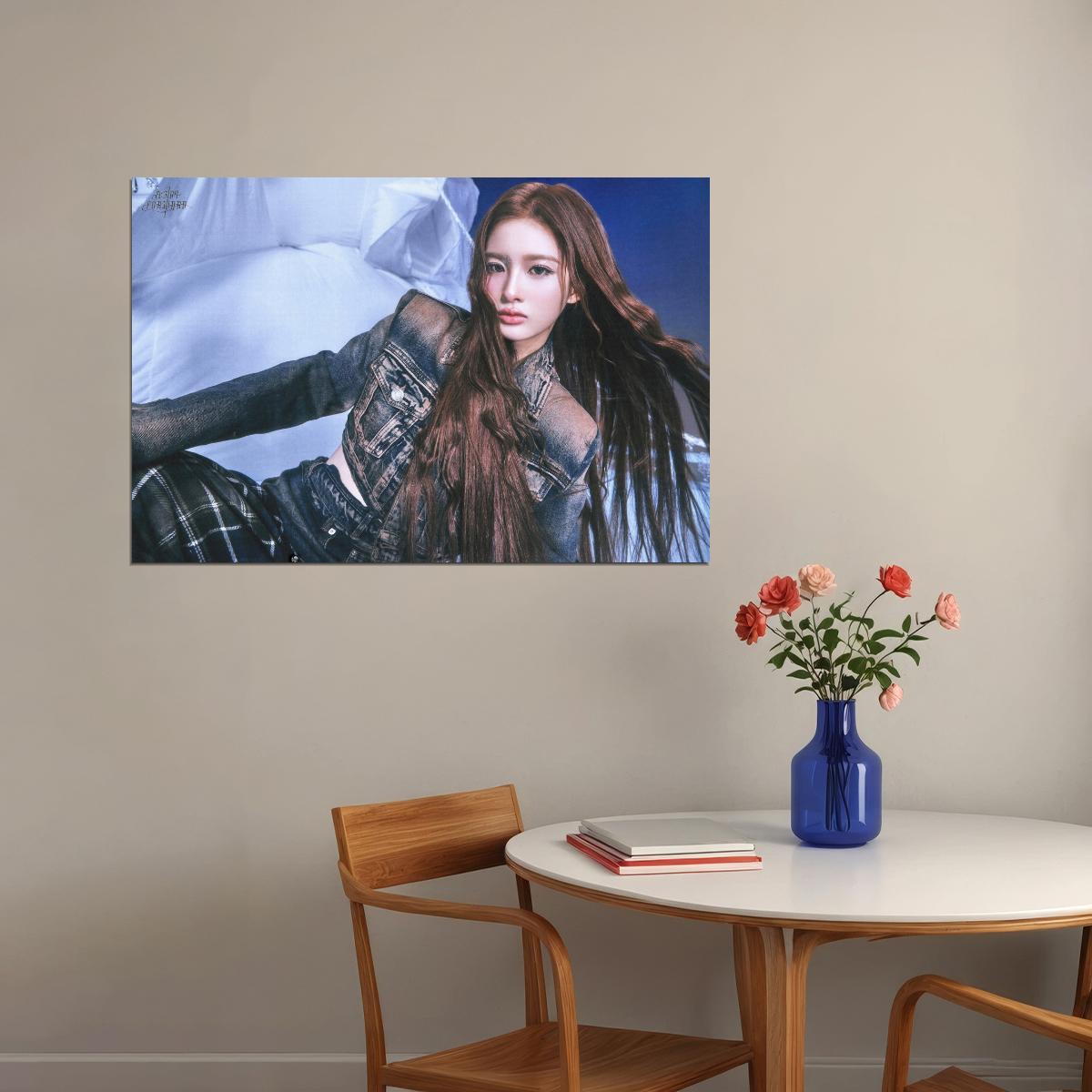 Nmixx Sullyoon Poster Fe3o4 Forward Ep Concept Photo Print K-Pop Home Decor For Living Room Aesthetic Kpop Female Girl Group