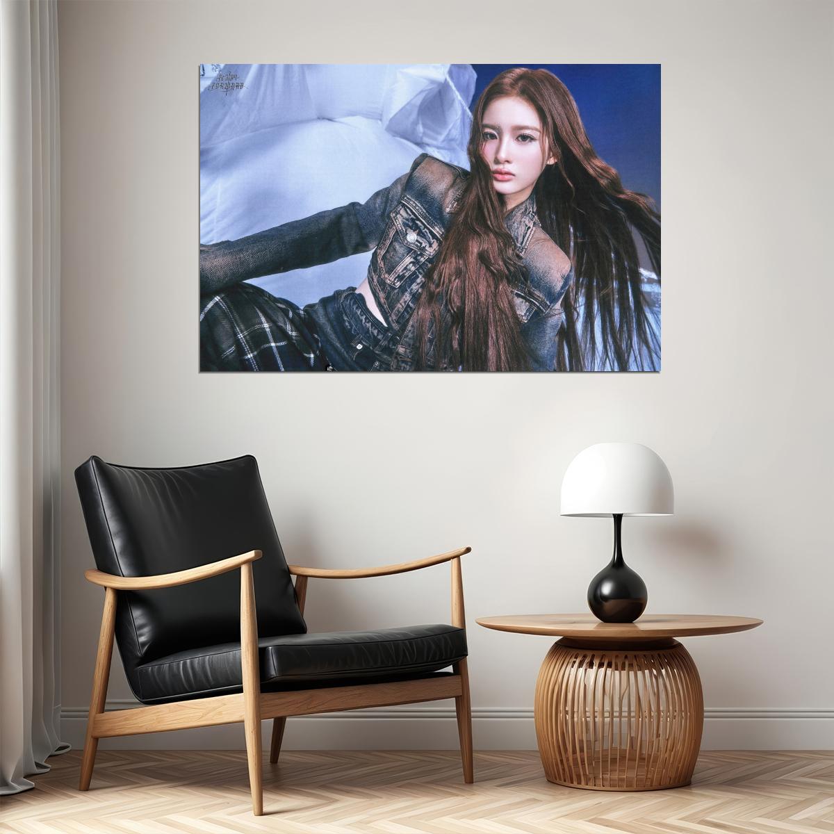Nmixx Sullyoon Poster Fe3o4 Forward Ep Concept Photo Print K-Pop Home Decor For Living Room Aesthetic Kpop Female Girl Group