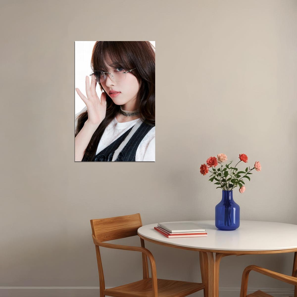 Rescene May Poster Glow Up Album Me Concept Photo Print K-Pop Home Decor For Living Room Aesthetic Kpop Female Girl Group - xonomax