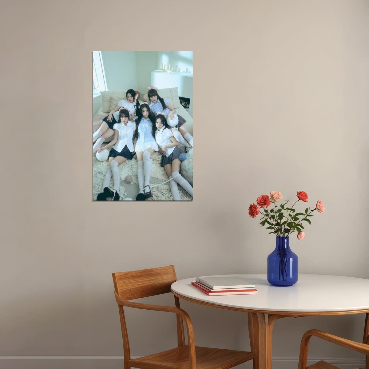 Rescene Poster Glow Up Album We Concept Photo Print K-Pop Home Decor For Living Room Aesthetic Kpop Female Girl Group
