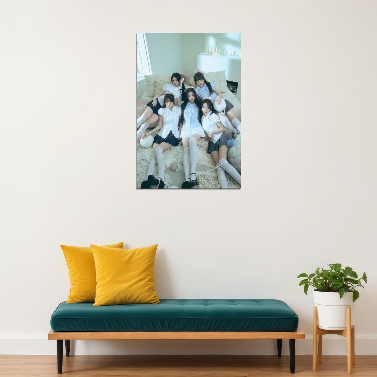 Rescene Poster Glow Up Album We Concept Photo Print K-Pop Home Decor For Living Room Aesthetic Kpop Female Girl Group