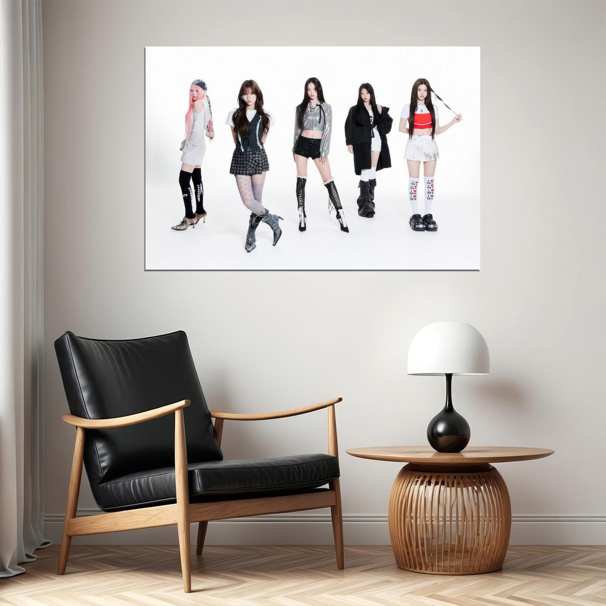 Rescene Poster Glow Up Album Me Concept Photo Print K-Pop Home Decor For Living Room Aesthetic Kpop Female Girl Group