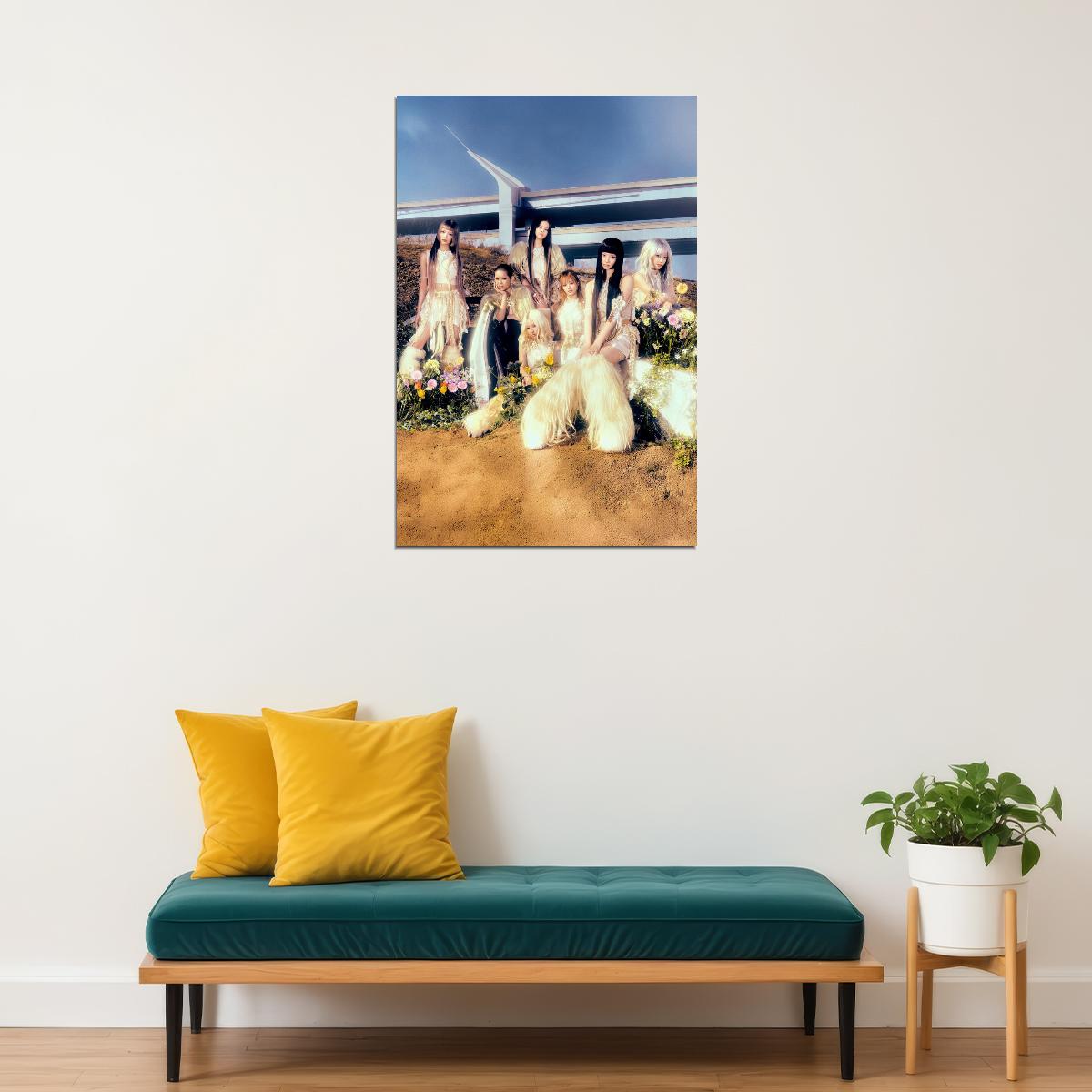 Xg Is This Love Poster Print K-Pop Home Decor For Living Room Aesthetic Kpop Female Girl Group