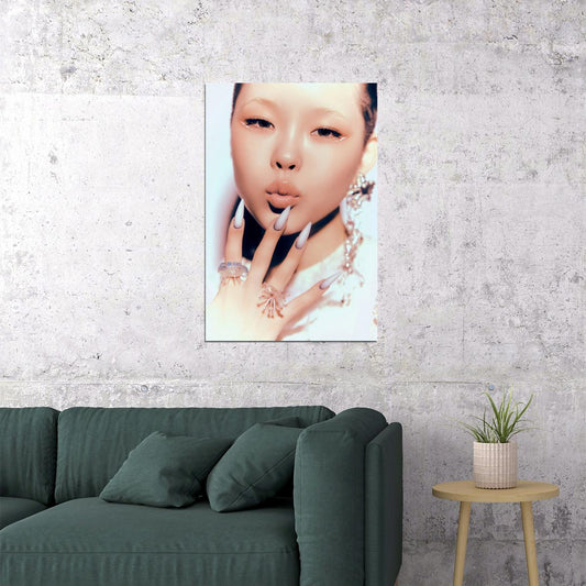 Xg Cocona Is This Love Poster Print K-Pop Home Decor For Living Room Aesthetic Kpop Female Girl Group - xonomax