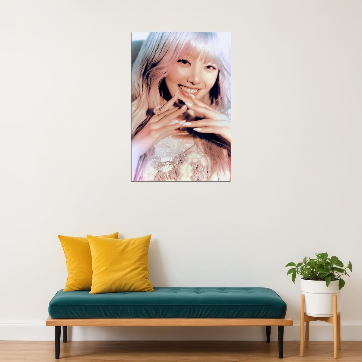 Xg Hinata Is This Love Poster Print K-Pop Home Decor For Living Room Aesthetic Kpop Female Girl Group