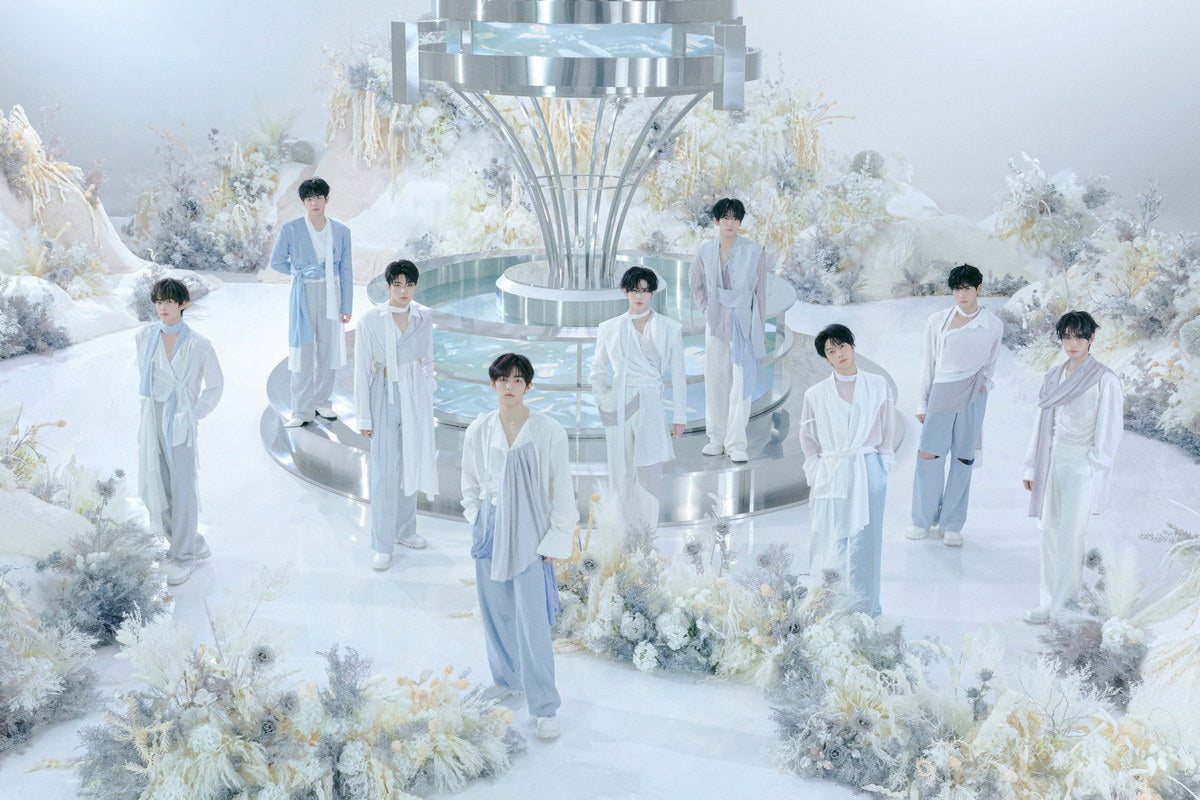 Zerobaseone Zb1 Poster Blue Paradise Album Hide Concept Photo Print K-Pop Home Decor For Living Room Aesthetic Kpop Male Boys Group Boy Band - xonomax