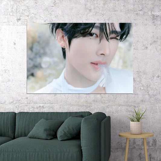 Zerobaseone Zb1 Ricky Poster Blue Paradise Album Hide Concept Photo Print K-Pop Home Decor For Living Room Aesthetic Kpop Male Boys Group Boy Band - xonomax