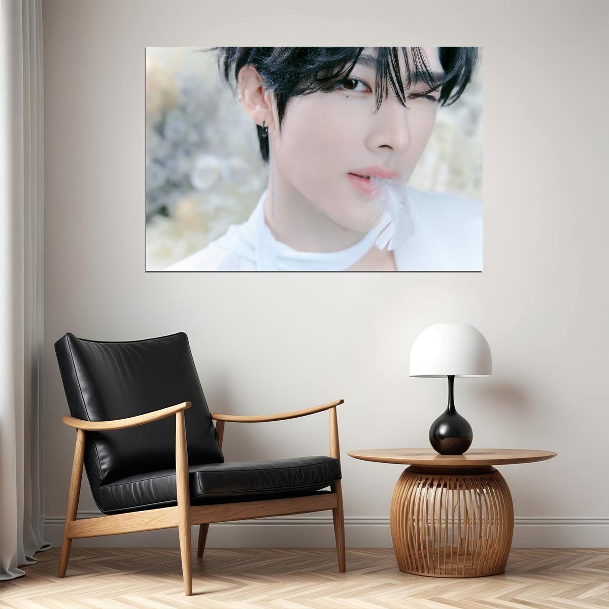 Zerobaseone Zb1 Ricky Poster Blue Paradise Album Hide Concept Photo Print K-Pop Home Decor For Living Room Aesthetic Kpop Male Boys Group Boy Band - xonomax
