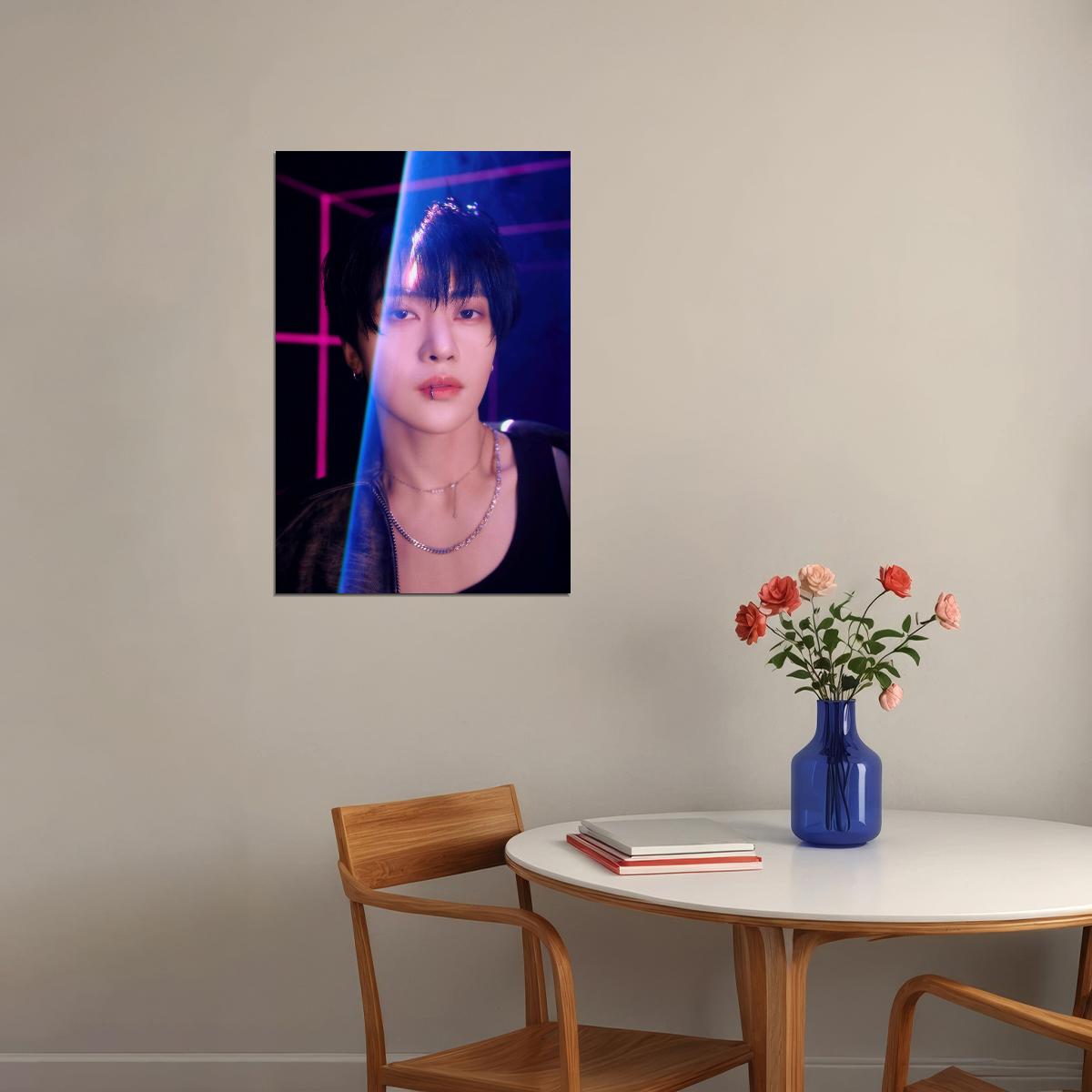 Zerobaseone Zb1 Seok Matthew Poster Blue Paradise Album Seek Concept Photo Print K-Pop Home Decor For Living Room Aesthetic Kpop Male Boys Group Boy Band - xonomax