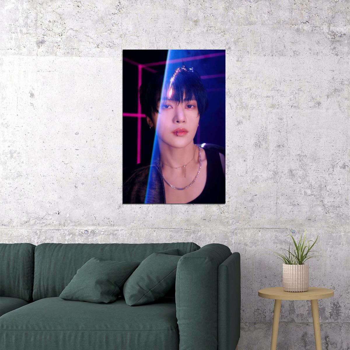 Zerobaseone Zb1 Seok Matthew Poster Blue Paradise Album Seek Concept Photo Print K-Pop Home Decor For Living Room Aesthetic Kpop Male Boys Group Boy Band - xonomax