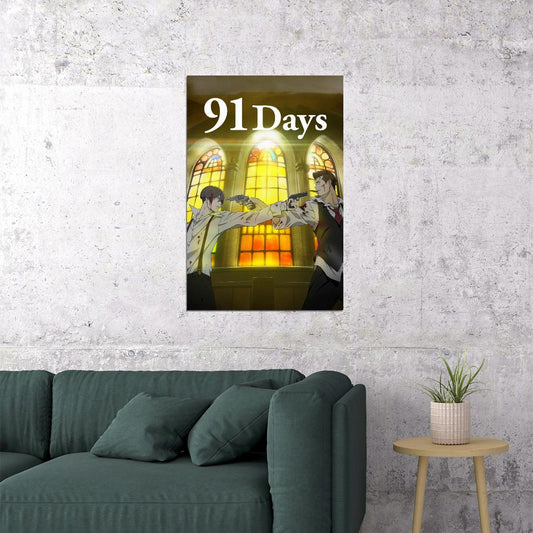 91 Days Anime Poster Avilio Bruno Character Print Japanese Manga Wall Art - xonomax
