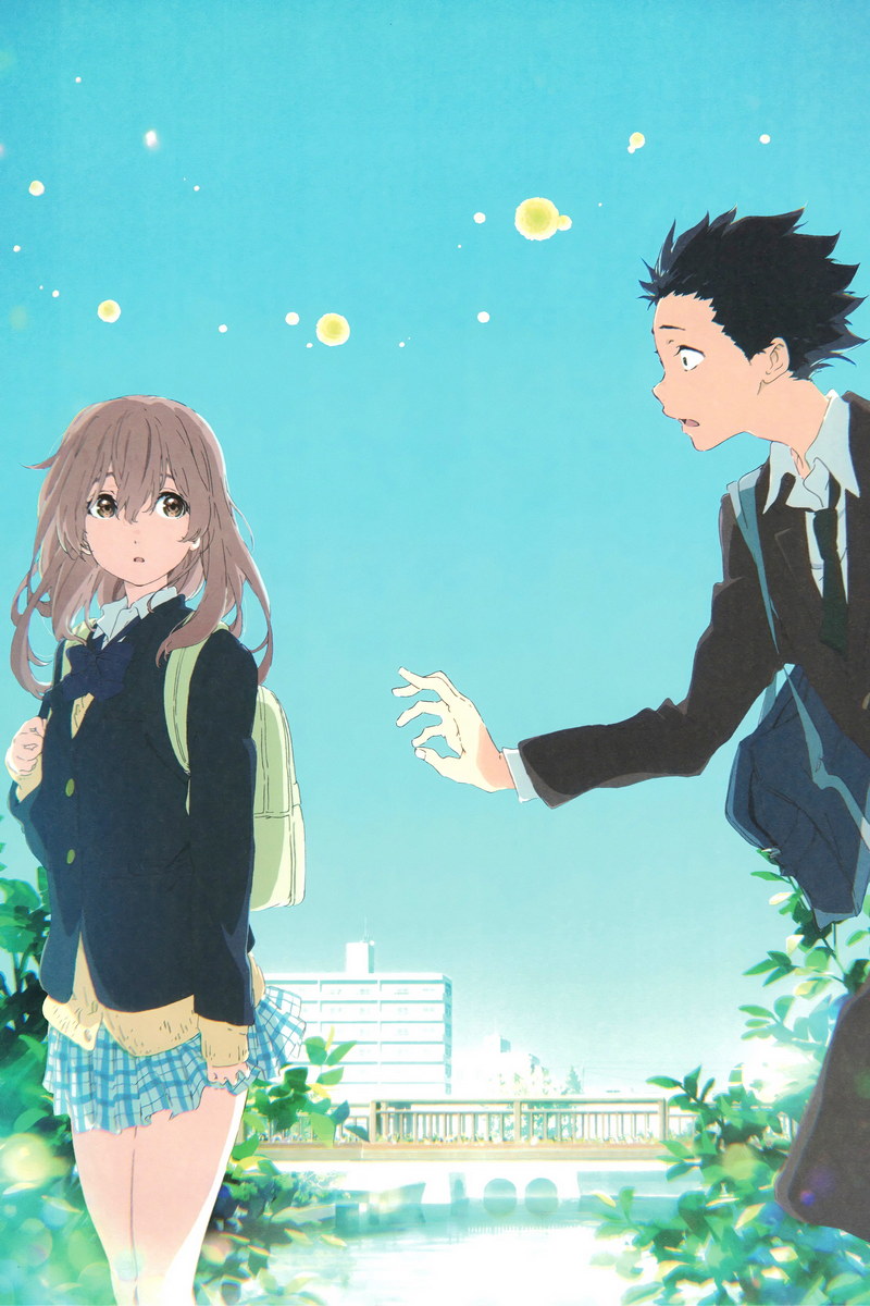 A Silent Voice Anime Poster Koe no Katachi Print Japanese Manga Wall Art Shouko Nishimiya Artwork - xonomax