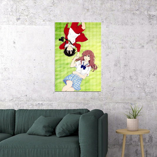 A Silent Voice Anime Poster Koe no Katachi Print Japanese Manga Wall Art - xonomax