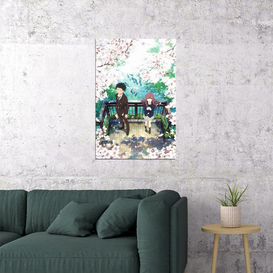 A Silent Voice Anime Poster Koe no Katachi Print Japanese Manga Wall Art - xonomax