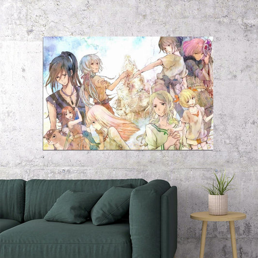 Children of the Whales Anime Poster Kujira no Kora wa Sajou ni Utau Print Japanese Manga Wall Art - xonomax