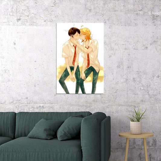 Classmates Anime Poster Doukyuusei Print Japanese Manga Wall Art Rihito Sajou and Hikaru Kusakabe Artwork - xonomax