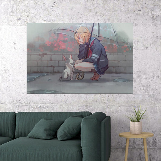 Flip Flappers Anime Poster Magical Girl Print Japanese Manga Wall Art Cocona Artwork - xonomax