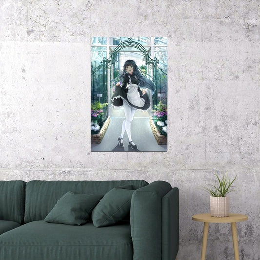 Flying Witch Anime Poster Magical Slice of Life Print Japanese Manga Wall Art Makoto Kowata Artwork - xonomax