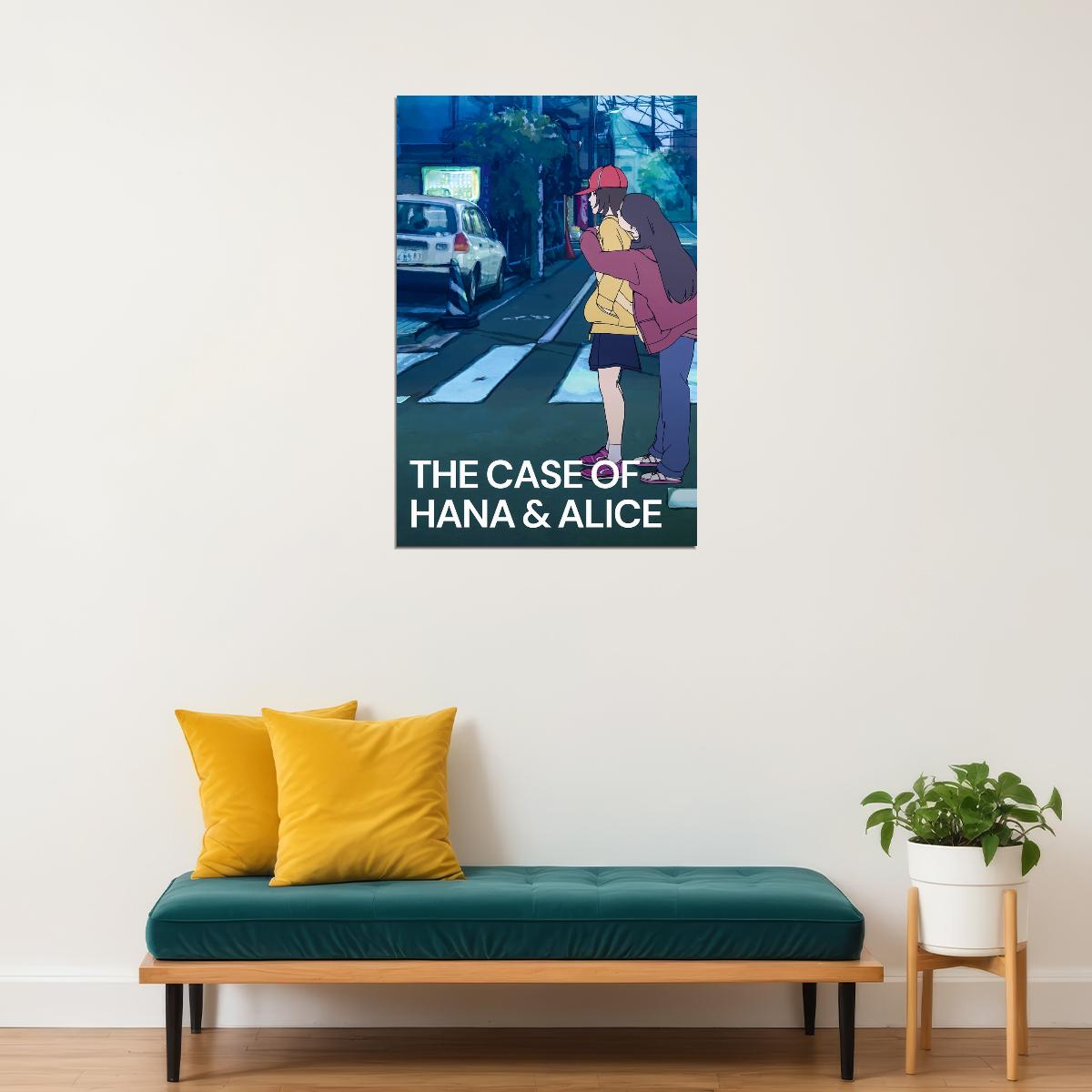 The Case of Hana and Alice Anime Poster Hana to Alice Satsujin Jiken Print Japanese Manga Wall Art