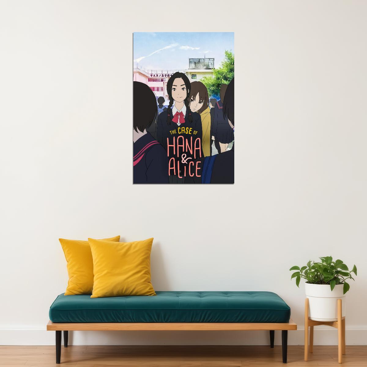 The Case of Hana and Alice Anime Poster Hana to Alice Satsujin Jiken Print Japanese Manga Wall Art