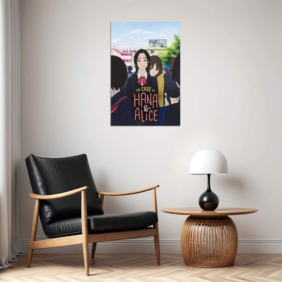 The Case of Hana and Alice Anime Poster Hana to Alice Satsujin Jiken Print Japanese Manga Wall Art
