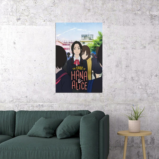 The Case of Hana and Alice Anime Poster Hana to Alice Satsujin Jiken Print Japanese Manga Wall Art - xonomax