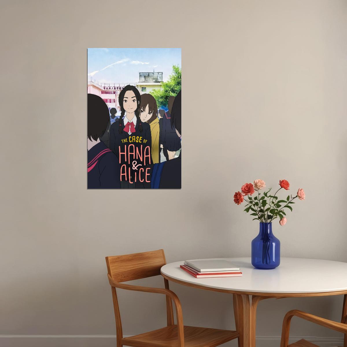 The Case of Hana and Alice Anime Poster Hana to Alice Satsujin Jiken Print Japanese Manga Wall Art