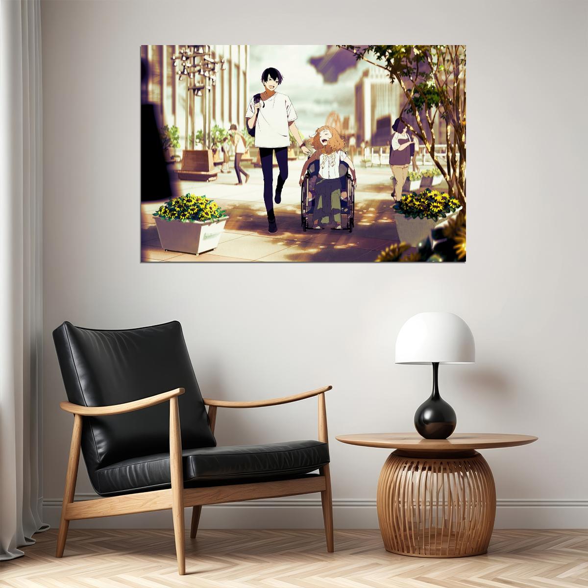 Josee the Tiger and the Fish Anime Poster Josee to Tora to Sakana-tachi Print Japanese Manga Wall Art