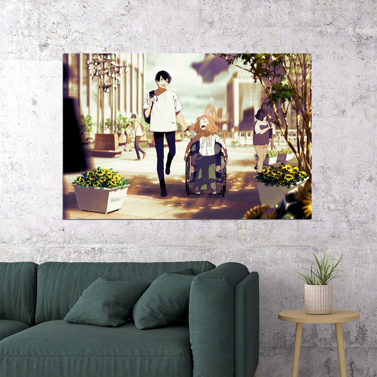 Josee the Tiger and the Fish Anime Poster Josee to Tora to Sakana-tachi Print Japanese Manga Wall Art