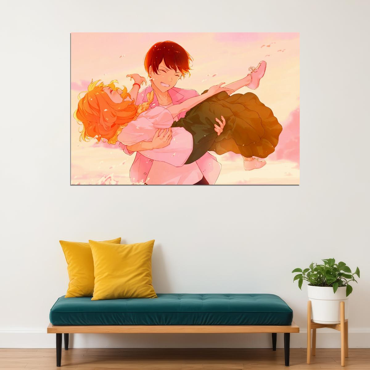 Josee the Tiger and the Fish Anime Poster Josee to Tora to Sakana-tachi Print Japanese Manga Wall Art