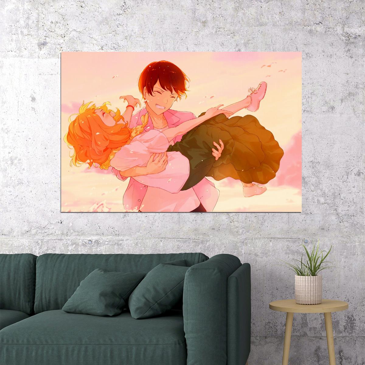 Josee the Tiger and the Fish Anime Poster Josee to Tora to Sakana-tachi Print Japanese Manga Wall Art