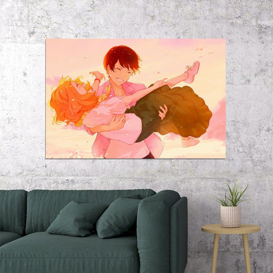 Josee the Tiger and the Fish Anime Poster Josee to Tora to Sakana-tachi Print Japanese Manga Wall Art - xonomax