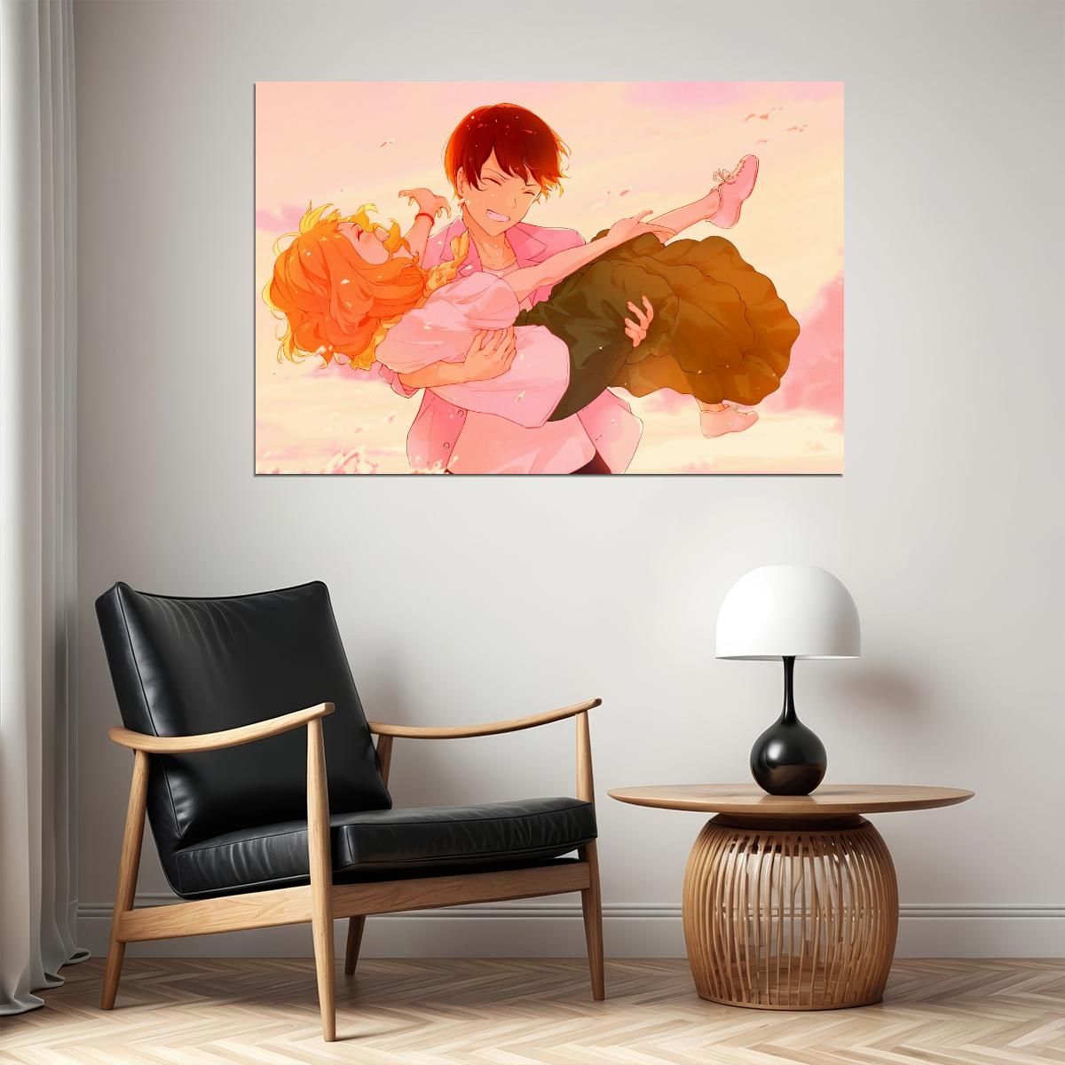 Josee the Tiger and the Fish Anime Poster Josee to Tora to Sakana-tachi Print Japanese Manga Wall Art