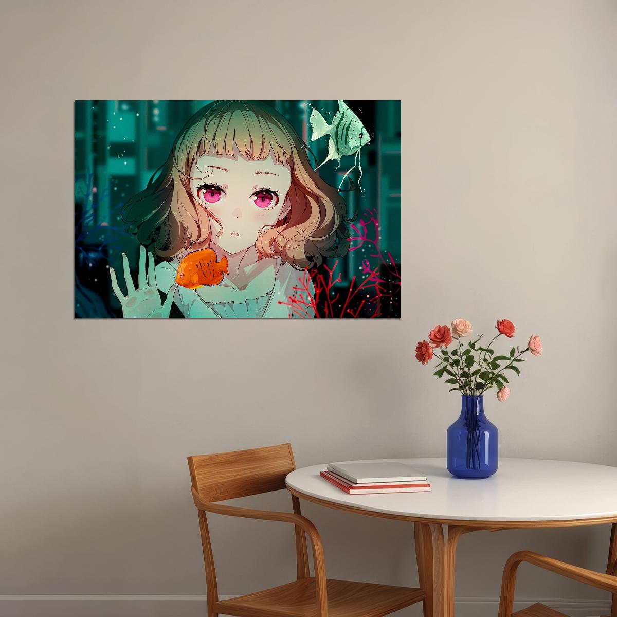 Josee the Tiger and the Fish Anime Poster Josee to Tora to Sakana-tachi Print Japanese Manga Wall Art