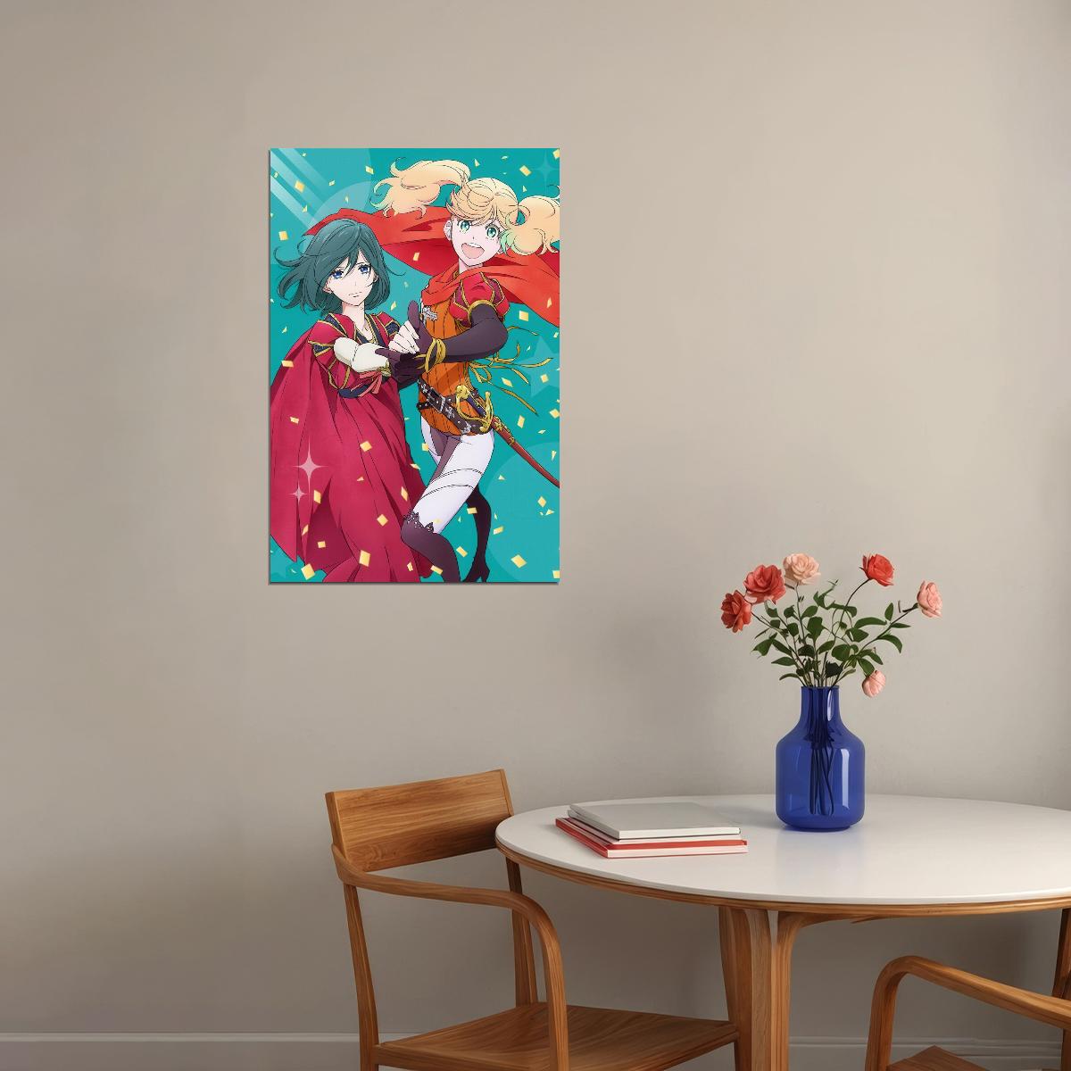 Kageki Shoujo Anime Poster Watanabe Sarasa and Narata Ai Print Japanese Manga Wall Art