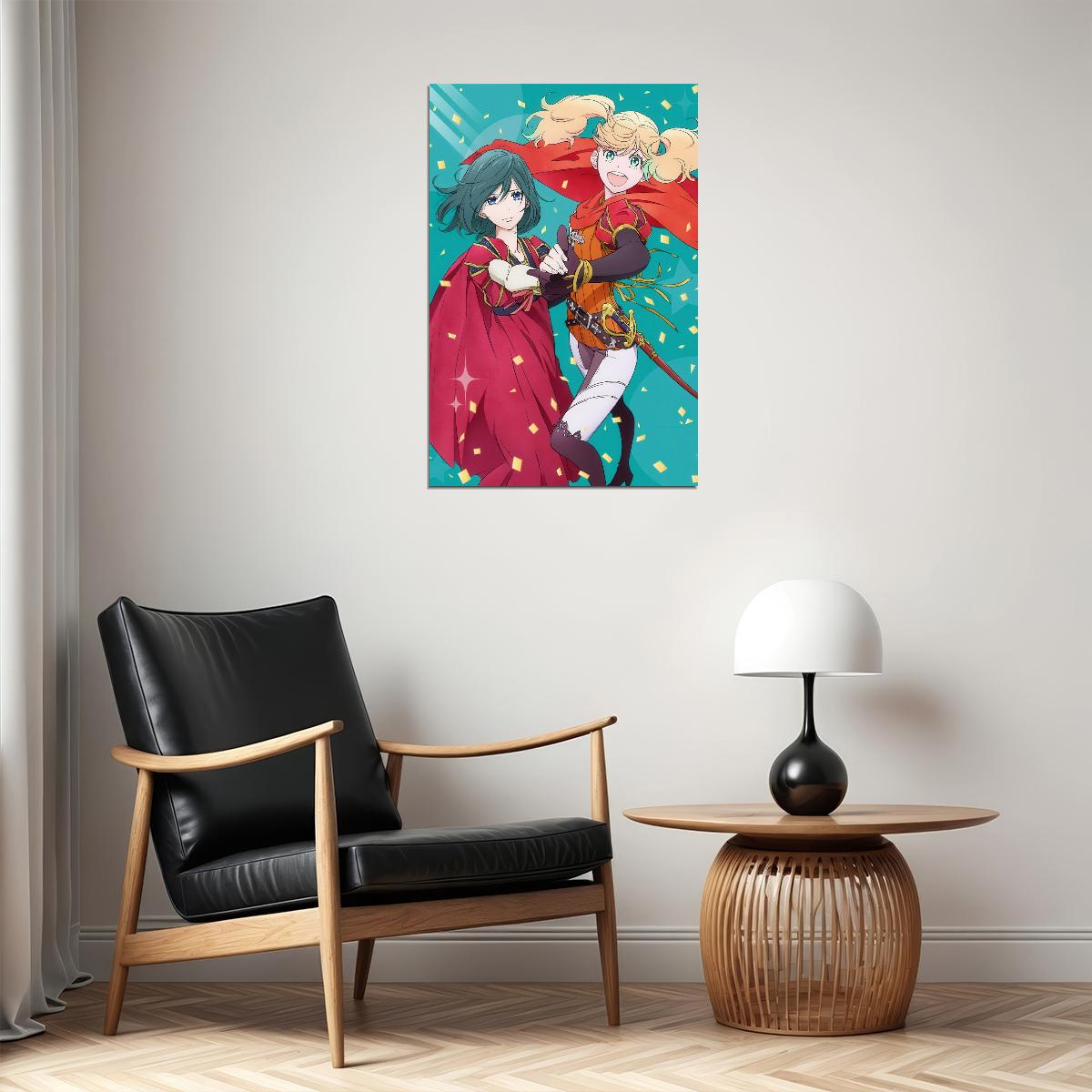 Kageki Shoujo Anime Poster Watanabe Sarasa and Narata Ai Print Japanese Manga Wall Art