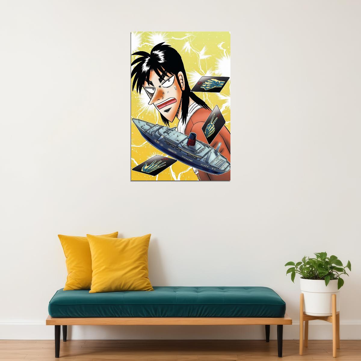 Kaiji Anime Poster Espoir Game Print Japanese Manga Wall Art