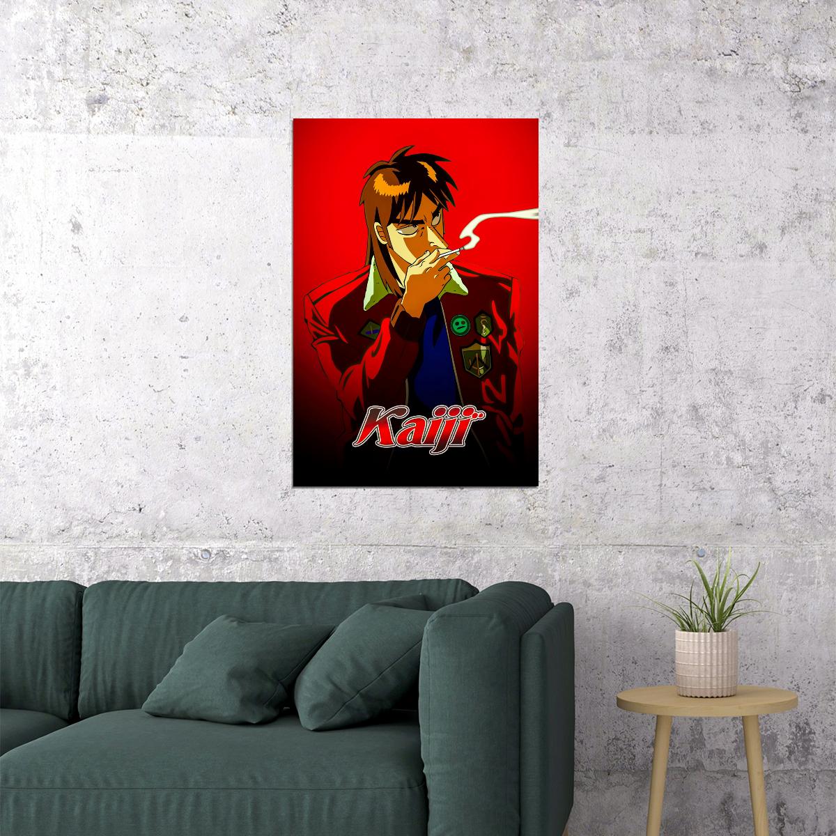 Kaiji Anime Poster Intense Gambling Print Japanese Manga Wall Art