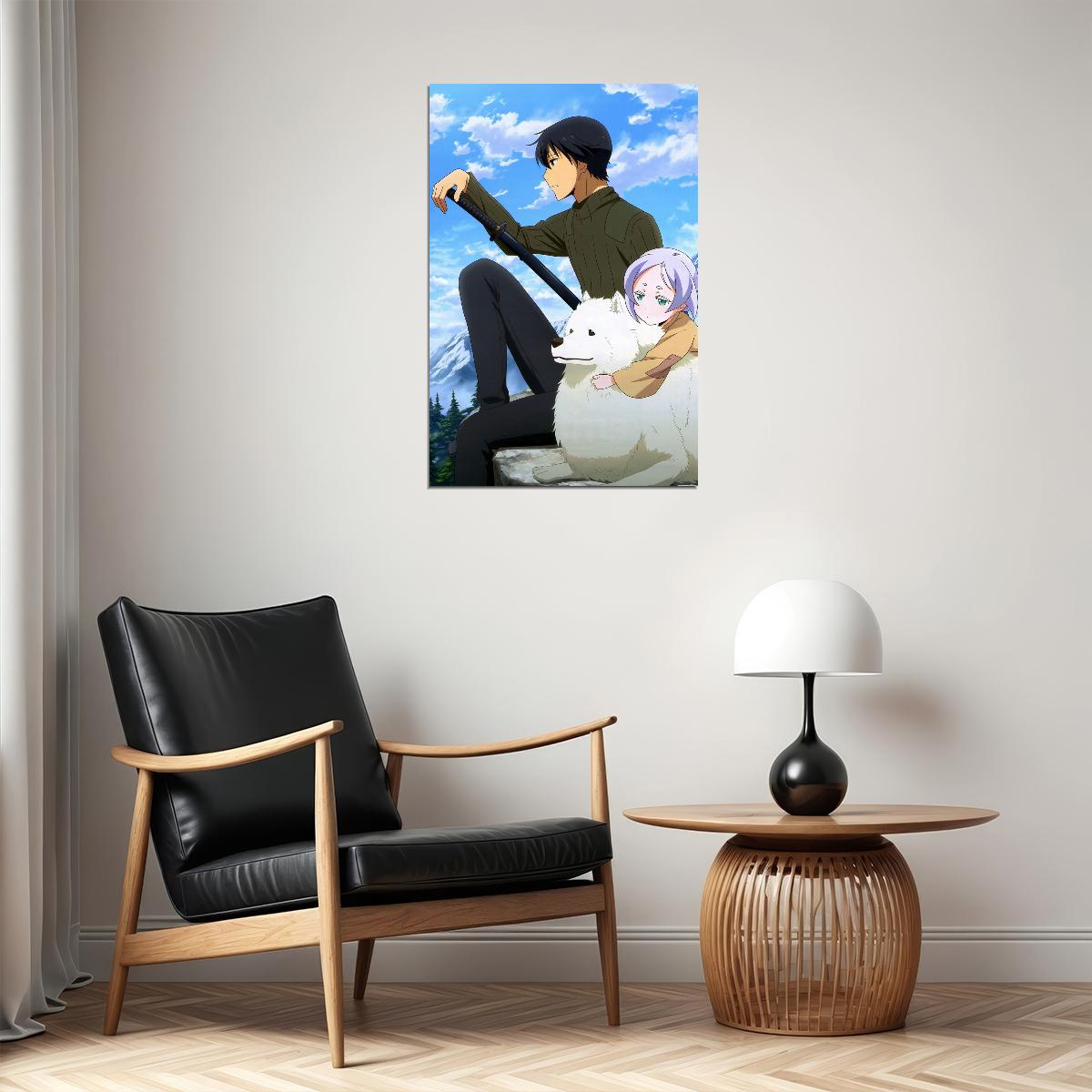 Kino's Journey Anime Poster Kino no Tabi Print Japanese Manga Wall Art Hermes and Shizu Artwork