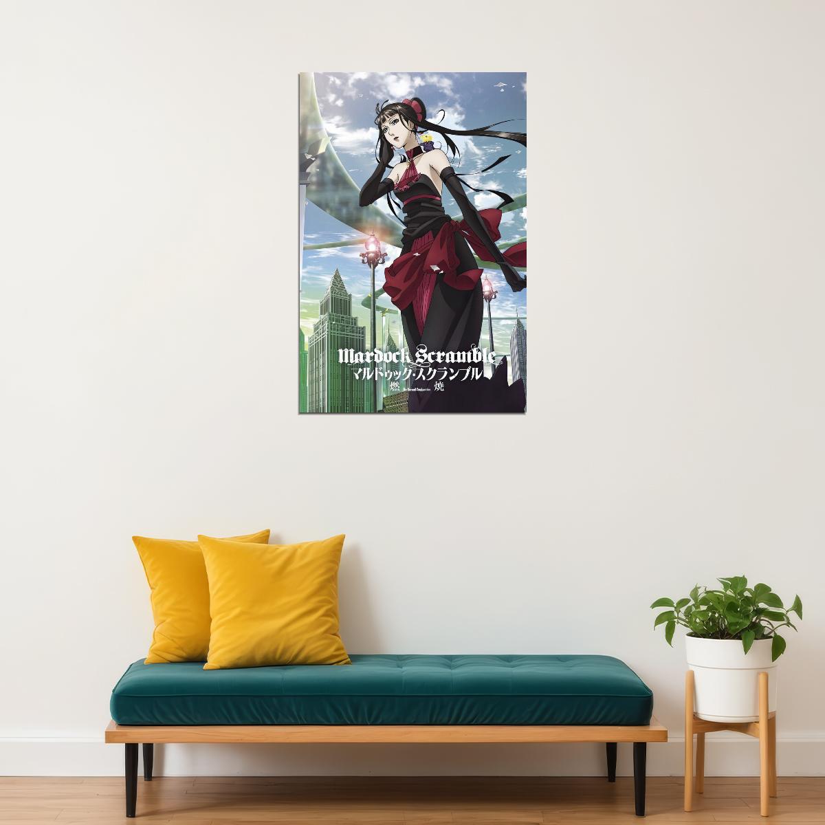 Mardock Scramble Anime Poster Rune Balot Print Japanese Manga Wall Art
