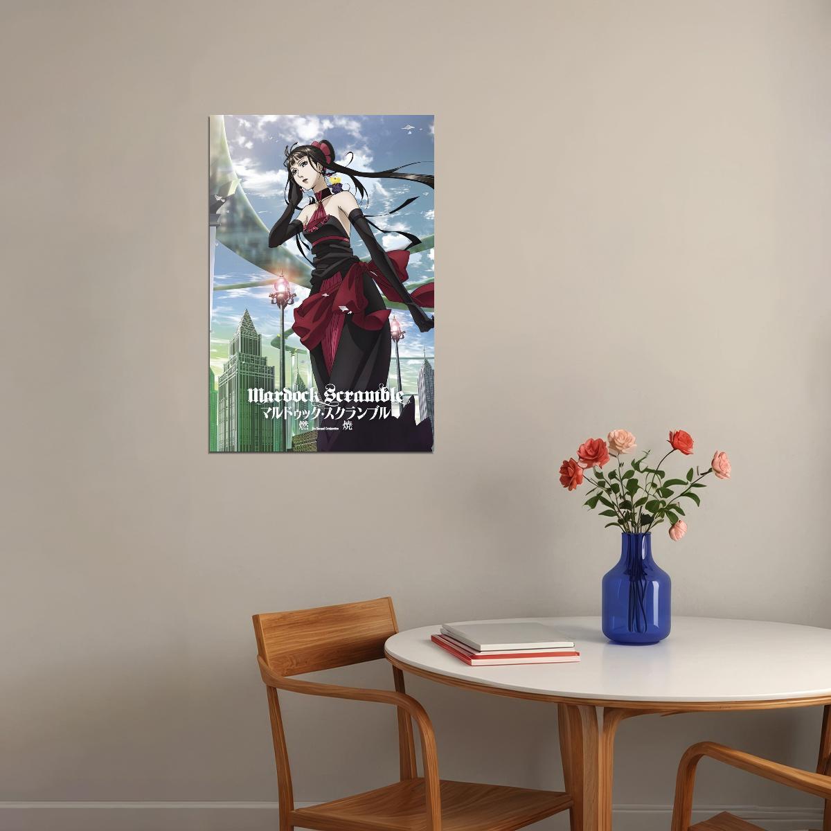 Mardock Scramble Anime Poster Rune Balot Print Japanese Manga Wall Art