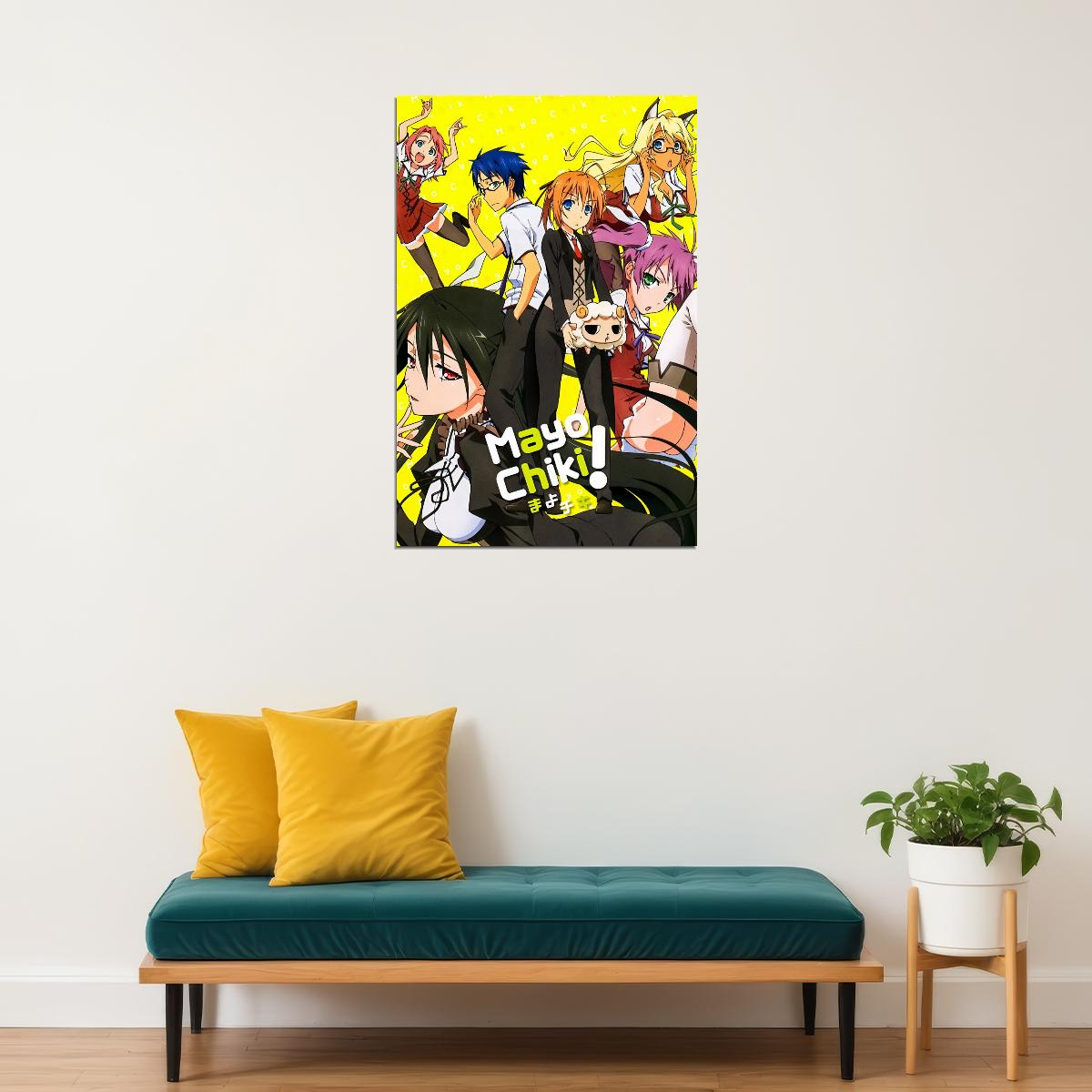 Mayo Chiki Anime Poster Comedy School Print Japanese Manga Wall Art