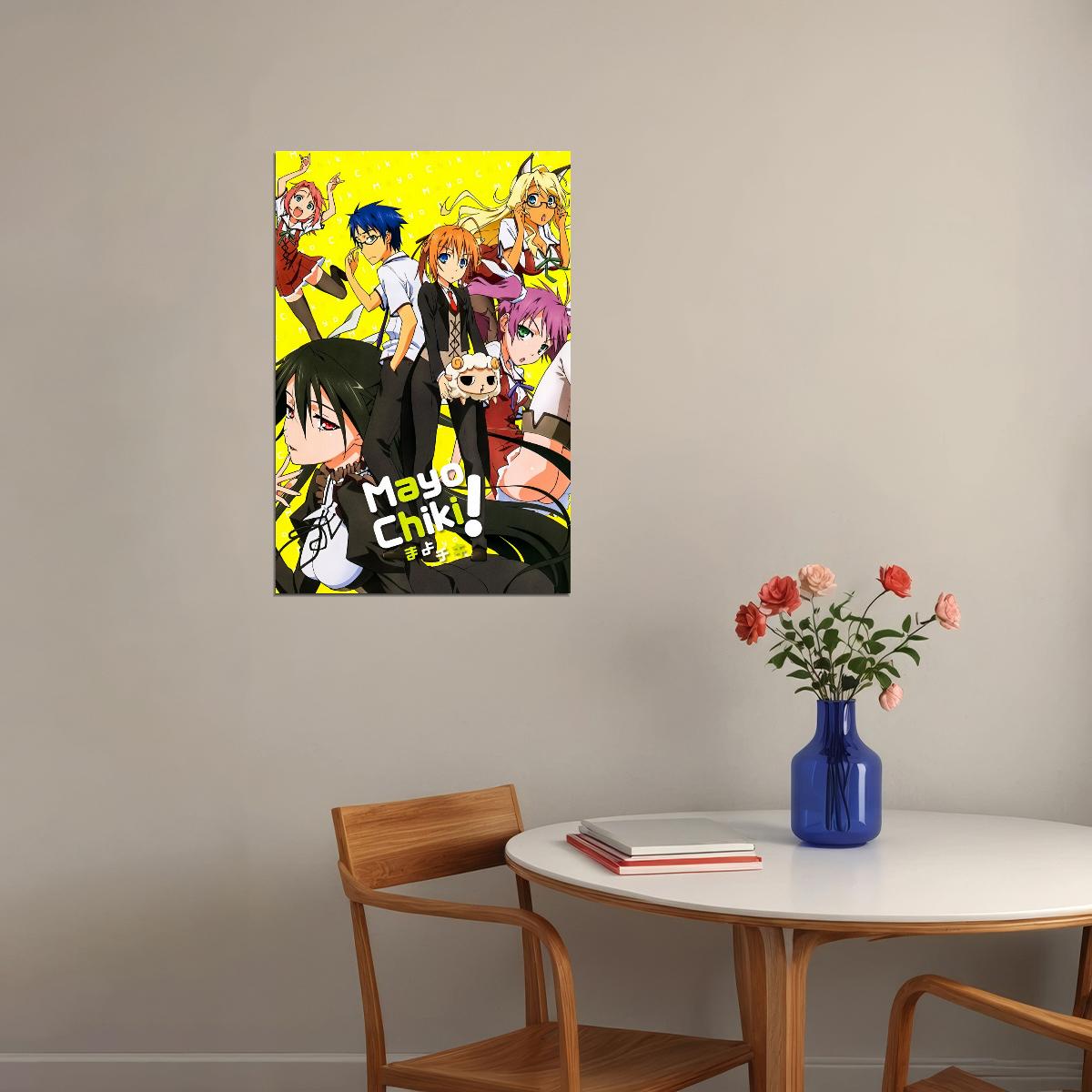 Mayo Chiki Anime Poster Comedy School Print Japanese Manga Wall Art